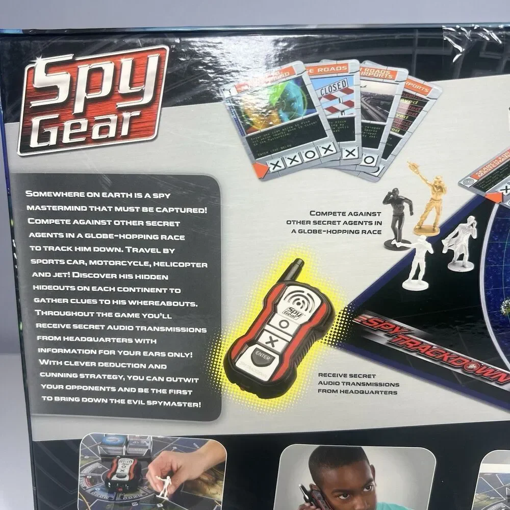 Spy Gear - Spy Trackdown  - Find the Enemy Strategy Game NEW IN BOX SEALED